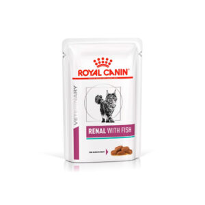 Ração Úmida Royal Canin Sachê Veterinary Diet Renal com Peixe para Gatos 85 g