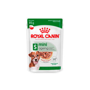 Ração Úmida Royal Canin Sachê Mini Ageing 12+ para Cães Idosos de Porte Pequeno com 12 Anos ou mais - 85 g