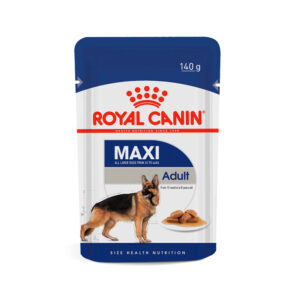 Ração Úmida Royal Canin Sachê Maxi Adult para Cães Adultos de Porte Grande - 140 g