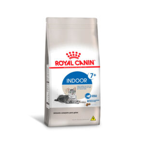 Ração Royal Canin Indoor 7 + para Gatos Adultos Acima de 7 Anos