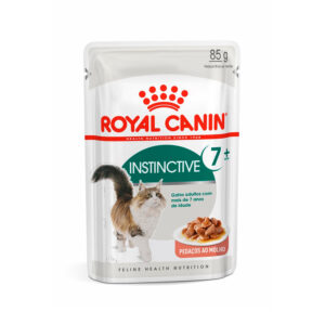 Ração Úmida Royal Canin Sachê Instinctive 7 + para Gatos Adultos Acima de 7 Anos 85 g