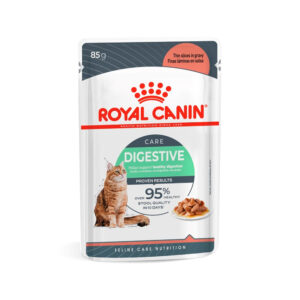 Ração Úmida Royal Canin Sachê Pedaços ao Molho Cuidado Digestivo para Gatos Adultos - 85 g